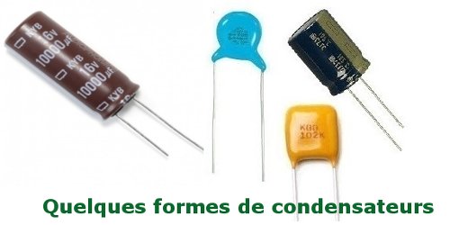 formes condensateurs