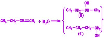 hydrogenation alcene